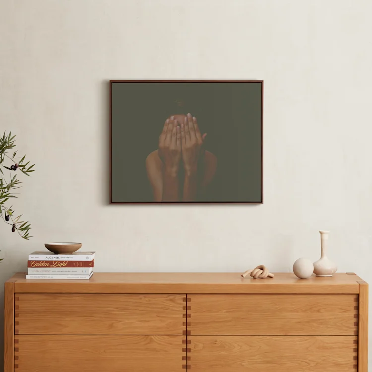 I don't like my picture taken (30" x 24")