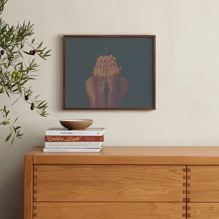 I don't like my picture taken (20" x 16")